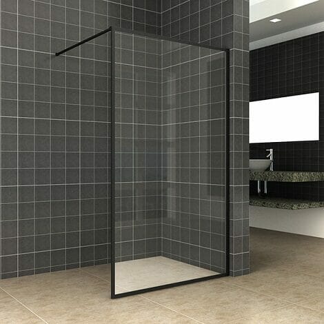 Square inloopdouche 10mm NANO mat-zwart 1