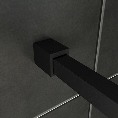 Square inloopdouche 10mm NANO mat-zwart 3