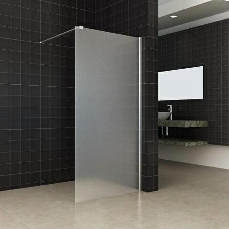 Wiesbaden Inloopdouche 10mm met geheel mat glas NANO coating