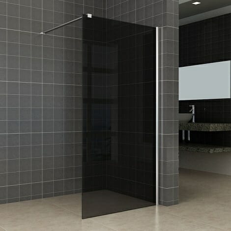 Wiesbaden Inloopdouche 10mm met geheel rookglas NANO coating 2