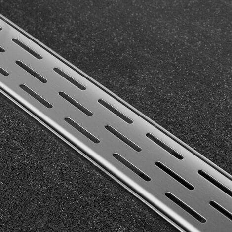 Wiesbaden RVS 3e GEN douchegoot + flens + RVS sifon + filter 2