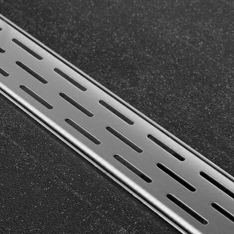 Wiesbaden RVS 3e GEN douchegoot + flens + RVS sifon + filter 2