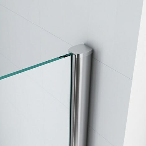Wiesbaden Safety Glass inloopdouche met muurprofiel 10mm NANO coating 2