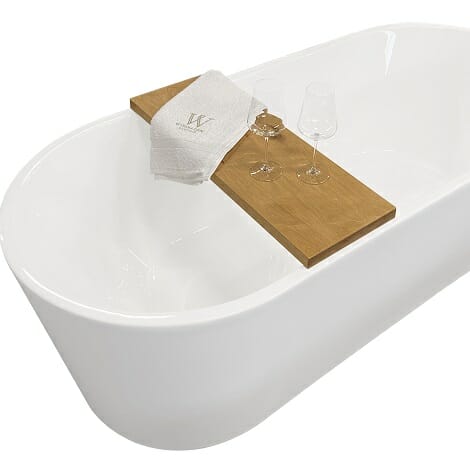 Wiesbaden badplank oak strak 80x20x3 cm 1