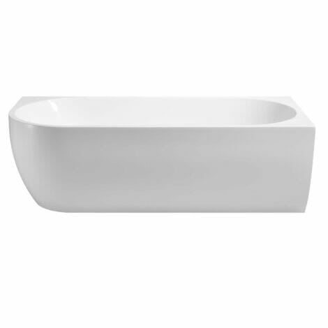 Wiesbaden corner rechts acryl hoekbad 180x80 cm wit