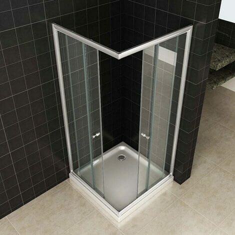 Wiesbaden douchecabine hoekinstap eco 5mm helder glas 2
