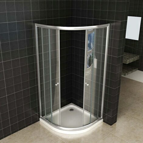 Wiesbaden douchecabine kwartrond eco 5mm helder glas 2