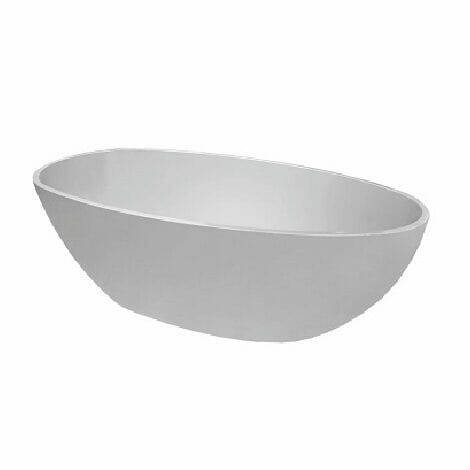 Wiesbaden ellips vrijstaand acryl ligbad 180x90 cm wit