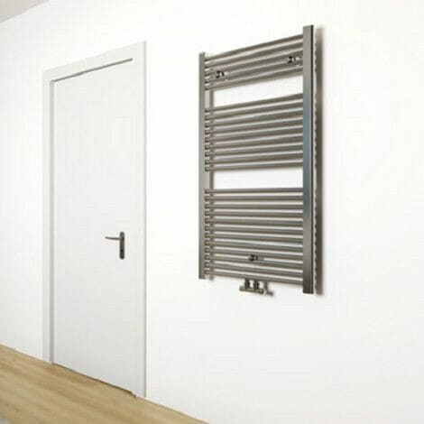 Wiesbaden handdoekradiator Elara chroom 1185 x 600 mm 525W middenonderaansluiting