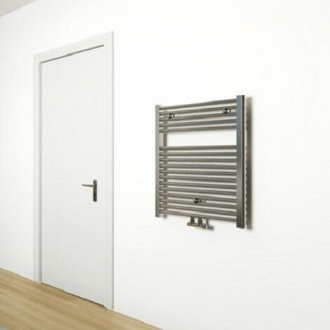 Wiesbaden handdoekradiator Elara chroom 766 x 600 mm 347W middenonderaansluiting