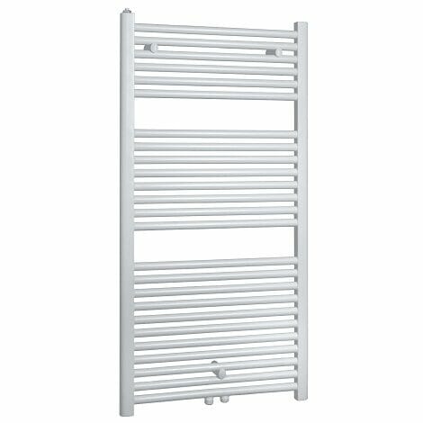 Wiesbaden handdoekradiator Elara wit 1817 x 450 mm 830W middenonderaansluiting 2