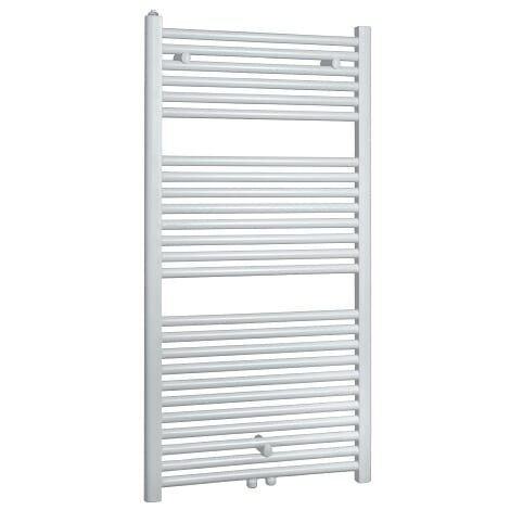 Wiesbaden handdoekradiator Elara wit 1817 x 450 mm 830W middenonderaansluiting 2