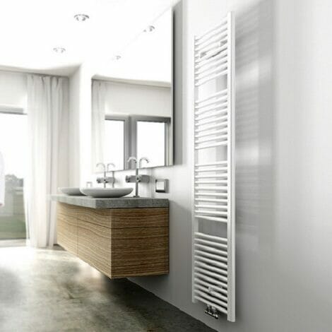Wiesbaden handdoekradiator Elara wit 1817 x 600 mm 1067W middenonderaansluiting