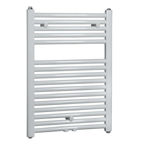 Wiesbaden handdoekradiator Elara wit 766 x 600 mm 463W middenonderaansluiting 2