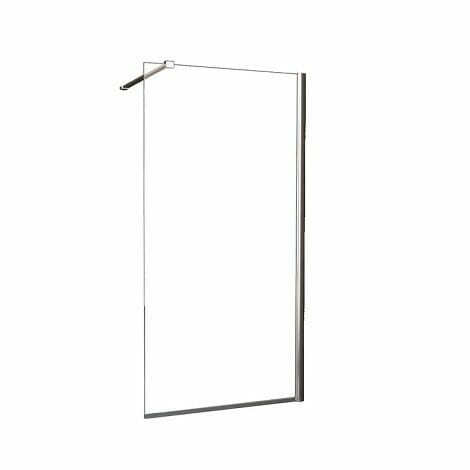 Wiesbaden inloopdouche met muurprofiel 10mm glas NANO coating 1