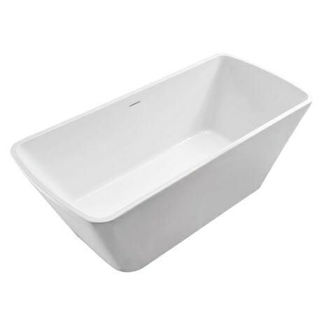 Wiesbaden larx vrijstaand vierkant acryl ligbad 170x78 cm wit 2