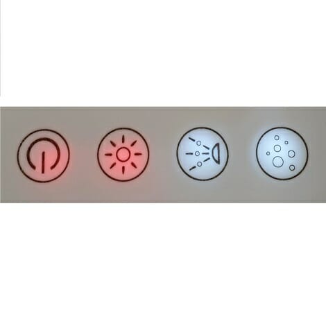 Wiesbaden libero vrijstaande whirlpool ligbad wit 170x80 waste wit 4