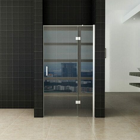 Wiesbaden nis swingdeur met vast paneel 80cm (60-20) x 200cm NANO coating 1