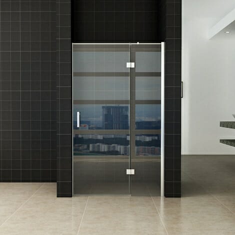 Wiesbaden nis swingdeur met vast paneel 90cm (60-30) x 200cm NANO coating 1