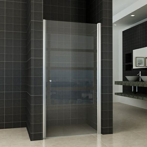 Wiesbaden nisdeur met profiel 100x200cm 8mm helder glas NANO coating