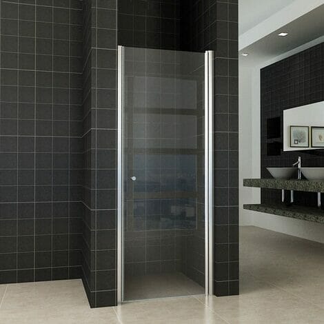 Wiesbaden nisdeur met profiel 70x200cm 8mm helder glas NANO coating