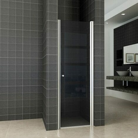 Wiesbaden nisdeur met profiel 8mm rookglas NANO coating