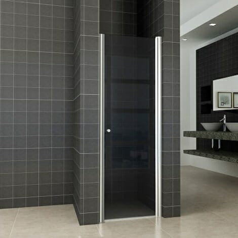 Wiesbaden nisdeur met profiel 8mm rookglas NANO coating