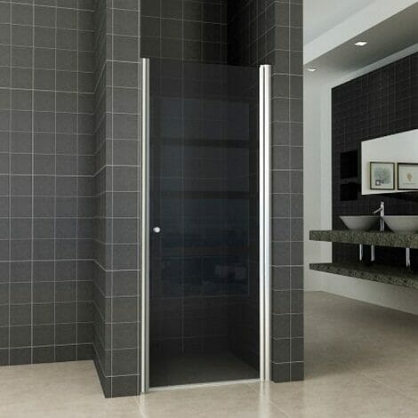 Wiesbaden nisdeur met profiel 8mm rookglas NANO coating