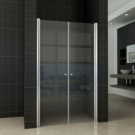 Wiesbaden nisdeur pendeldeur 120x200cm 6mm helder glas NANO coating