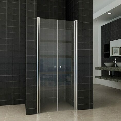 Wiesbaden nisdeur pendeldeur 80x200cm 6mm helder glas NANO coating