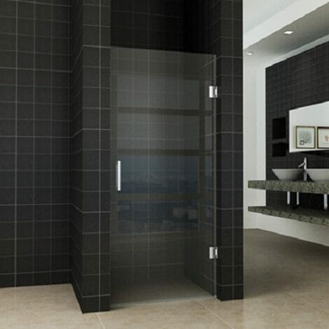 Wiesbaden profielloze nisdeur 90x200cm 8mm helder glas NANO coating