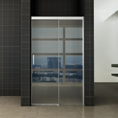 Wiesbaden softclose 2.0 douchedeur 100x200cm 8mm helder glas NANO coating