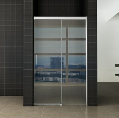 Wiesbaden softclose 2.0 douchedeur 120x200cm 8mm helder glas NANO coating