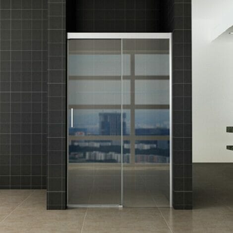 Wiesbaden softclose 2.0 douchedeur 90x200cm 8mm helder glas NANO coating