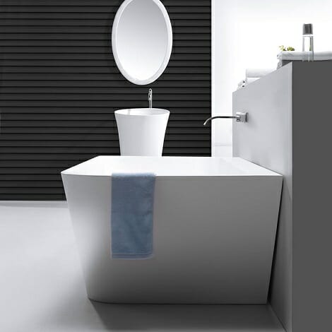 Wiesbaden solid surface half vrijstaand bad 179x84.5x57.5 cm 4