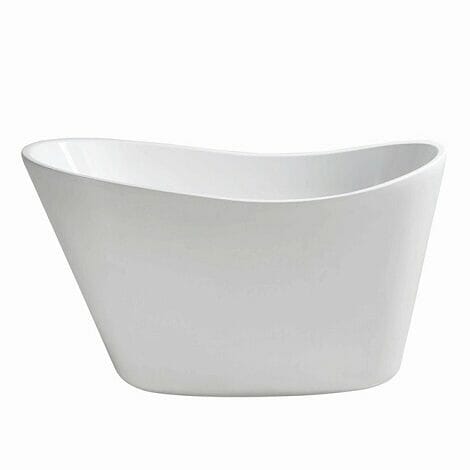 Wiesbaden trapeze vrijstaand acryl ligbad 170x77 cm wit 1