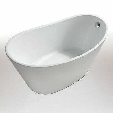 Wiesbaden trapeze vrijstaand acryl ligbad 150x72 cm wit 2