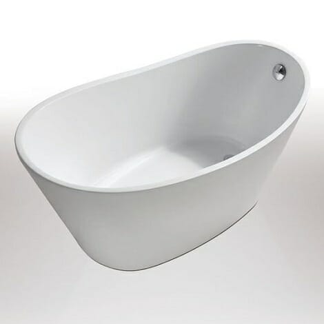 Wiesbaden trapeze vrijstaand acryl ligbad 150x72 cm wit 2