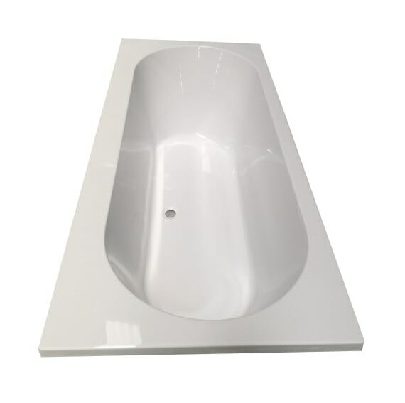 Xellanz portus duo RD inbouw ligbad 180x80x49 cm wit 1