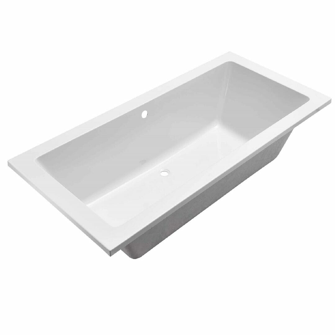 Xellanz santino duo inbouw ligbad 180x80x49 cm wit