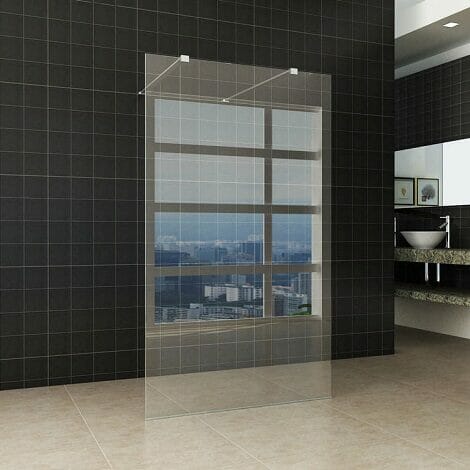 inloopdouche vrijstaand 140x200cm 8mm NANO glas 1