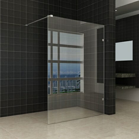 profielloze inloopdouche 120x200cm 8mm NANO glas