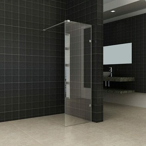 profielloze inloopdouche 50x200cm 8mm NANO glas