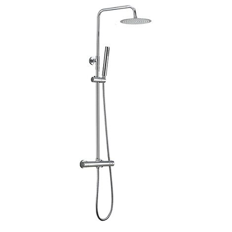 Wiesbaden opbouw doucheset met themostatische kraan Caral Eco Twenty chroom