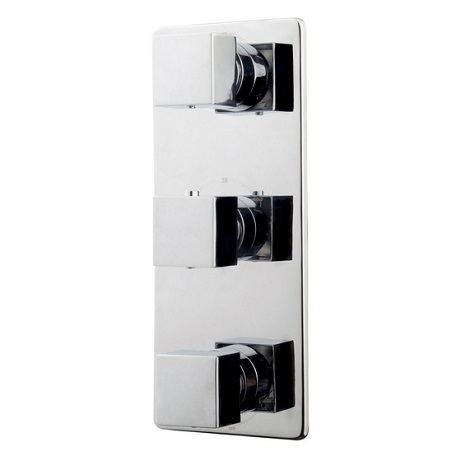 Wiesbaden thermostatische inbouw regendouche set met hoofddouche 24x55 cm type 116 chroom 2