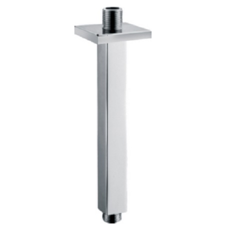 Wiesbaden thermostatische inbouw regendouche set met plafondarm 20 cm vierkant type 105 chroom 4