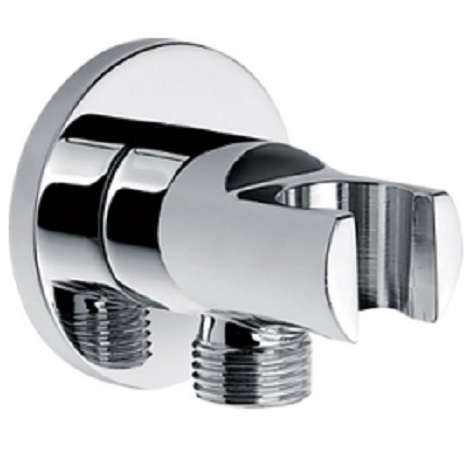 Wiesbaden thermostatische inbouw regendouche set met plafondarm 30 cm rond type 103 chroom 3