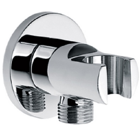 Wiesbaden thermostatische inbouw regendouche set met plafondarm ufo 20 cm rond type 120 chroom 3