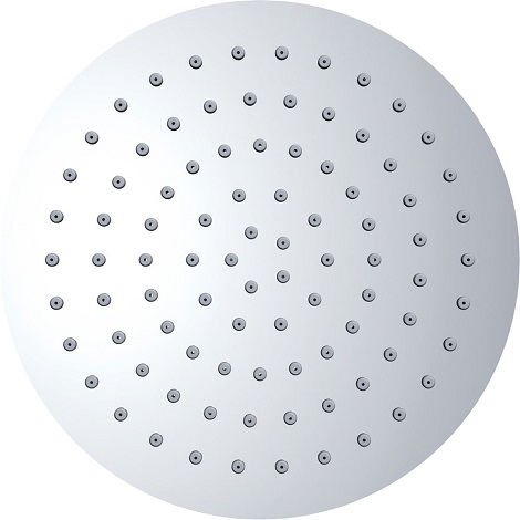 Wiesbaden thermostatische inbouw regendouche set met plafondarm ufo 20 cm rond type 120 chroom 6