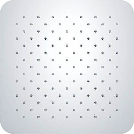 Wiesbaden thermostatische inbouw regendouche set met plafondarm ufo 30 cm vierkant type 125 chroom 7